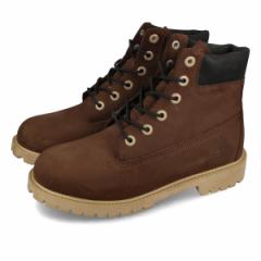 TIMBERLAND 6inch PREMIUM BOOT WP JUNIORS eBo[h 6C` v~A u[c EH[^[v[t fB[X DARK BROWN NU