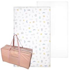 �����Q�z�c �ۈ牀 3�_�Z�b�g �k���A�j�}�� 70�~120cm ��100% �s�[�`�X�L�����n �z���C�g �􂦂�~���z�c�P�i+�h���o�b�O�̃Z�b�g �z����