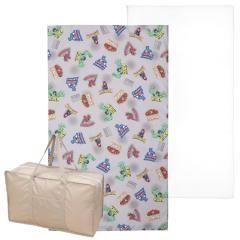 �}�[�x�� �A�x���W���[�Y �����Q�z�c �ۈ牀 3�_�Z�b�g 70�~120cm MARVEL �z�� �t�@�X�i�[ �ł킽�}�b�g �h�������o�b�O �l�[���^�O �V�i