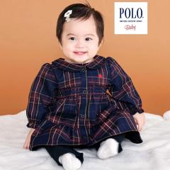 �y10��OFF �x�r�[ �Ԃ���� ���̎q�z POLO BCS(�|���E�r�[�V�[�G�X)�~SLAP SLIP�i�X���b�v�X���b�v�j�`�F�b�N�����s�[�X�{�X�p�b�c�Z�b�g