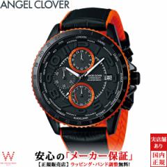 エンジェルクローバー 腕時計 Angel Clover モンド ソーラー MOS44BK-BK メンズ 時計 ワールドタイマー クロノグラフ 日付