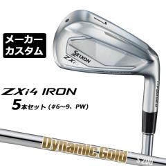 ���[�J�[�J�X�^���N���u �_�����b�v SRIXON ZXi4 �E�p �A�C�A�� 5�{�Z�b�g(#6-PW) Dynamic Gold (New Design) �X�`�[���V���t�g �X���N�\