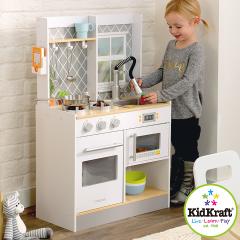 [���ƌ��Ŋy����/CE�}�[�N�t��] KidKraft �o�[�i�[�t���v���C�L�b�`�� �܂܂��� ���X�����񂲂��� �܂܂��ƃZ�b�g �ؐ� �������V�уg�C 