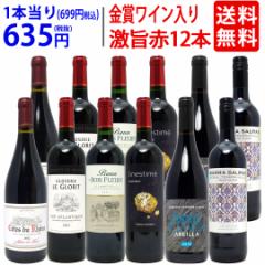 ワイン ワインセット ワイン誌高評価蔵や金賞蔵ワインも入った激旨赤12本セット 送料無料 (6種類各2本) ^W0AKB2SE^