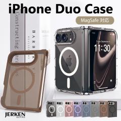 �X�}�z�P�[�X iPhone duo �P�[�X MagSafe�Ή� �N���A �蒠�^ iPhone duo �J�o�[ �A�C�t�H�� �f���I �P�[�X �܂肽���� ���C�����X�[�d ��