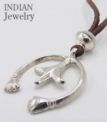 INDIAN JEWELRY ioz|ThLXg|iW|y_ggbvwNAVAJO Naja SAND CAST PENDANTxyAJWElCeBuzIJ-411