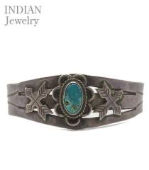 INDIAN JEWELRY OLD NAVAJO |1940s|�^�[�R�C�Y|�o���O���wOld Navajo 1940s BANGLE�x�y�A���J�W�E�l�C�e�B�u�zIJ-531