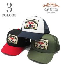 STUDIO DARTISAN �X�e���f�B�I�_���`�U�� �X�i�b�v�o�b�N|���b�V���L���b�v�wTWO PIG MARK MESH CAP�x�y�A���J�W�E���[�N�z7572