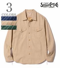 SUGAR CANE VK[P[ |R[NXgCv|[NVcwCOKE STRIPE WORK SHIRTxyAJWE[NzSC28652