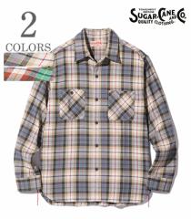 SUGAR CANE VK[P[ |cC|lVcwTWILL CHECK WORK SHIRTxyAJWE[NzSC29151