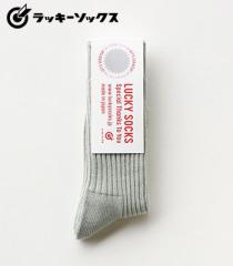 bL[\bNX 肭t  Ȏ a y[~g LUCKY SOCKS Smooth Rib Socks Pale Mint LS-5001-MIN