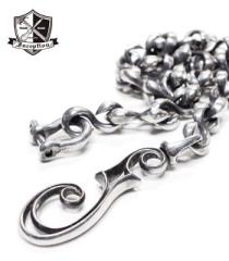 クロスクリップボールドウォレットチェーン シルバー925 アクセサリー Binich 20代 30代 40代 50代 父の日 クリスマス プレゼント bawc-0121 クロスクリップボールドウォレットチェーン シルバー925 アクセサリー