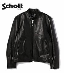 Schott Vbg V[vU[|VOC_[XwSHEEP LEATHER SINGLE RIDERSxyAJWE[^[TCNz3111052