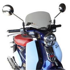 旭風防 ショートバイザー スーパーカブC125 スモーク WO店の通販はau