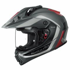 オージーケーカブト OGK KABUTO フルフェイスヘルメット GEOSYS BLOCK フラットガンメタレッド XLサイズ 4966094634186 WO店