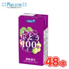 �G���r�[�@�Ԃǂ�100���W���[�X�@125ml�~24�{��/2�P�[�X�@���p�b�N�k�ʏ`100�� �Ԃǂ� ���� �O���[�v�l