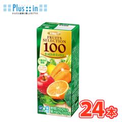 �G���r�[�@�t���[�c�Z���N�V���� �L�����b�g�~�b�N�X100 �y200ml�~24�{���z���p�b�N�k�ʏ`100�� 1�H���̖�� ��؉ʎ��~�b�N�X�W���[�X�@