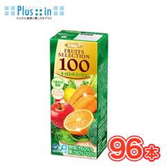 �G���r�[�@�t���[�c�Z���N�V���� �L�����b�g�~�b�N�X100 �y200ml�~24�{���z4�P�[�X�@���p�b�N�k�ʏ`100�� 1�H���̖�� ��؉ʎ��~�b�N�X