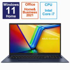 ASUS GCX[X@m[gp\R Vivobook 17 17.3^ Windows11 Home intel Core i7  16GB SSD 512GB@X1704VA-AU121WS