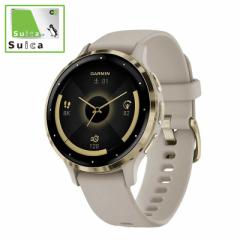 GARMIN@GPSX}[gEHb` Venu 3S SuicaΉ French Gray / Cream Gold@010-02785-42