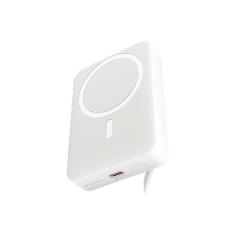 AUKEY�@���o�C���o�b�e���[ MagLink 10000mAh �}�O�l�b�g�����C�����X�[�d�@�\ PD20W�Ή� �܂肽���݃X�^���h �z���C�g�@PB-ML01-WT