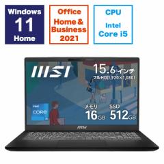 MSI@m[gPC m15.6^ /Windows11 Home /intel Core i5 /F16GB /SSDF512GB /2024N1n NVbNubN@MODERN15HC13M41