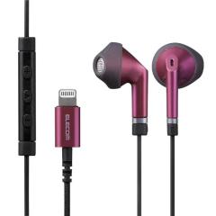 �G���R���@ELECOM�@�X�e���I �C���z�� �Z�~�I�[�v���^ Lightning ���C�g�j���O �}�C�N�t Fast Music �s���N�@EHP-LFS10IMPN