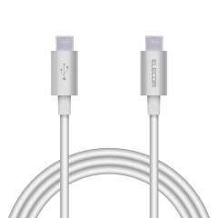 �G���R���@ELECOM�@�^�C�vC �P�[�u�� USB Type-C to Type-C 1m PD 60W �}���[�d �f�����ɂ��� �X�����ϋv�P�[�u�� �V���o�[�@MPA-XCCPS10