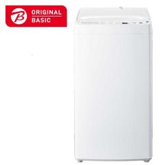 ORIGINAL BASIC 全自動洗濯機 4.5kgホワイト ORIGINALBASIC 全自動洗濯機 洗濯4.5kg BW-45A-W ホワイト の通販