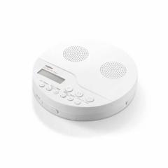 エレコム ELECOM スピーカー搭載 ポータブルCDプレーヤー ホワイト LCP-PAPS02WH