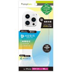 �g���j�e�B�@iPhone 16 Pro Max(6.9�C���`) �mAegis Solid�n �������݌v�t���J�o�[TPU�P�[�X �N���A�@TR-IP24L3-AGSL-CL