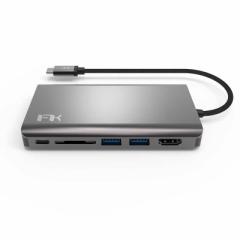 FEELTEK@Portable 8-in-1 USB-C Hub@UCH008AP2