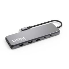 FEELTEK�@USB-C �I�X�����X HDMI�~2 /LAN/USB-C/USB-Ax5�{USB-C���X���d /USB Power Delivery�Ή��@HCM010AP2F