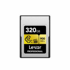 LEXAR@CFexpressJ[h TypeA GOLD (320GB)@LCAGOLD320G-RNENJ