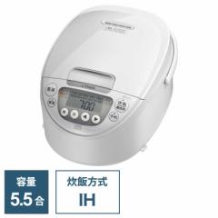 タイガー TIGER 炊飯器 5.5合 炊きたて IH ピュアホワイト JPW-Y100WY