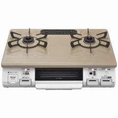 リンナイ Rinnai ガステーブルコンロ 片面焼き水なし ピュアベージュ  60cm 都市ガス12・13A 左強火 KG64T