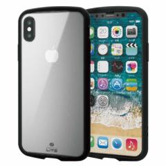 GR@ELECOM@iPhone XS 5.8C`p TOUGH SLIM LITE NA@PM-A18BTSLCCR