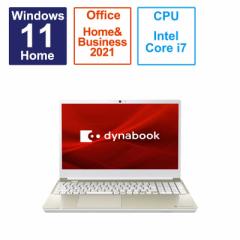 dynabook@_CiubN@m[gp\R dynabook T6 TeS[h [15.6^ /Win11 Home /Core i7 /F16GB /SSDF256GB /Office