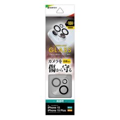 ���X�^�o�i�i�@iPhone15 Plus/iPhone15�p �J���������Y�ی�K���X CL�@