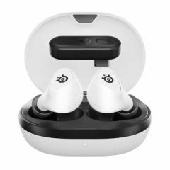 STEELSERIES Arctis GameBuds White [ ワイヤレス ( Bluetooth ) / 両耳 / イ