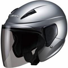 マルシン工業(Marushin) セミジェットヘルメット M-520 シルバー フリー 00005204 バイク