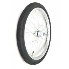 20インチ 自転車 20×1.75 47-406 前輪リム完組ハブダイナモ付(E2端子