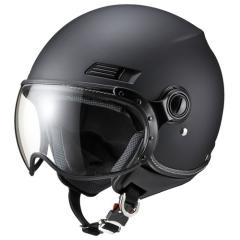 マルシン工業(Marushin) ジェットヘルメット MS-340 マットブラック M 04341309 バイク