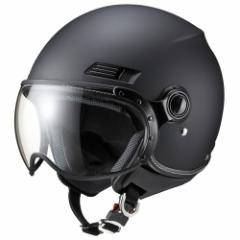 マルシン工業(Marushin) ジェットヘルメット MS-340 マットブラック L 04341409 バイク