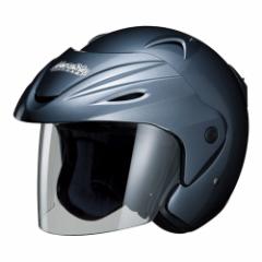 マルシン工業(Marushin) ジェットヘルメット M-380 シャイニーグレー フリー 00003804 バイク