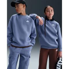 �i�C�L ���� �g���[�i�[ �L�b�Y �W���j�A NIKE �N���u �t���[�X �I�[�o�[�T�C�Y �X�E�F�b�g�V���c ���N�� �u���[ �� 140-160cm �q���� �X
