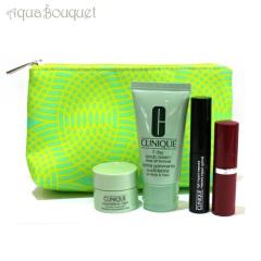 クリニーク スキンケアギフトセット FY20グリーンポーチ付き（ナイト
