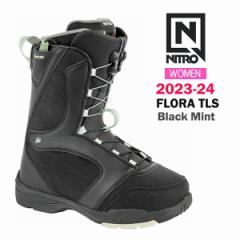 40%OFF!!! 23-24 NITRO SNOWBOARD BOOTS FLORA TLS  2024 iCg Xm[{[hu[c t[ TLS Black/Mint@Ki 