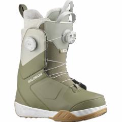 24-25 SALOMON SNOWBOARDBOOTS KIANA DUAL BOA Deep Lichen Green 2025 T Xm[{[hu[c LAi fA{A Ki 