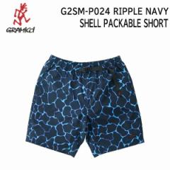 y[ցz23ss O~` VFpbJuV[c Y SHELL PACKABLE SHORT  G2SM-P024  J[ RIPPLE NAVY GRAMICCI Ki